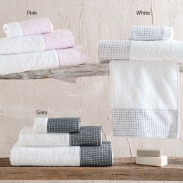 Πετσέτες Pacify (Σετ 3τμχ) Pink Ρυθμός Σετ Πετσέτες 70x140cm 100% Πενιέ Βαμβάκι