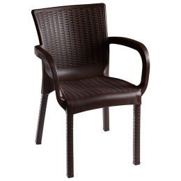 Πολυθρόνα Festive 253-000044 60x60x82cm Dark Brown