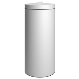 Καλάθι Απλύτων 30Lt 2560-033 25x60cm Matte White Pam&Co Ανοξείδωτο Ατσάλι