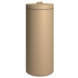 Καλάθι Απλύτων 30Lt 2560-103 25x60cm Matte Beige Pam&Co Ανοξείδωτο Ατσάλι