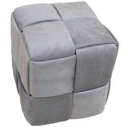 Σκαμπό Jisko 257-000029 38x38x40cm Grey