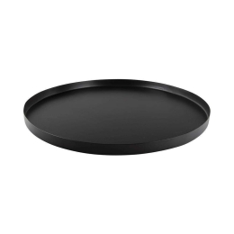 Δίσκος Στρογγυλός PT3536BK 39,5x1,5cm Black Present Time Μέταλλο