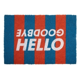 Πατάκι Εισόδου Hello Goodbye PT4149BL 50x80cm Blue-Orange Present Time 50X80