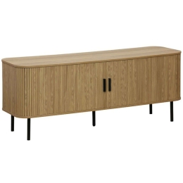 Έπιπλο Τηλεόρασης Scandi 260-000006 150x45x57,5cm Natural-Black