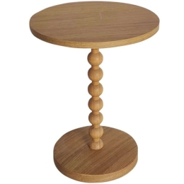 Τραπεζάκι Βοηθητικό Sylar 260-000016 Φ40x48cm Natural
