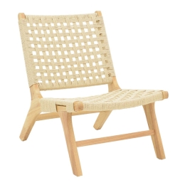 Πολυθρόνα Polisin 263-000045 55x80x77cm Natural