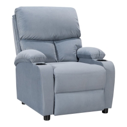 Πολυθρόνα Relax Gartia 269-000014 Βελούδο 79x94x102cm Grey