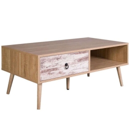 Τραπέζι Σαλονιού Lounge 271-123-059 100x50x40cm Oak-Sonoma