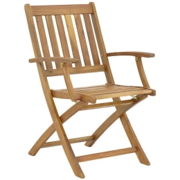 Πολυθρόνα Πτυσσόμενη Mobie 282-000014 56x61x89cm Natural