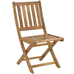 Καρέκλα Πτυσσόμενη Elijie 282-000016 45x62x90cm Natural
