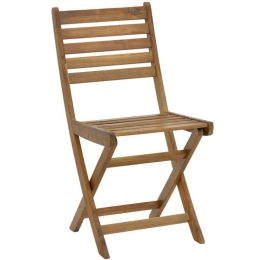 Καρέκλα Πτυσσόμενη Fatel 282-000017 40x53x82cm Natural
