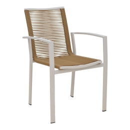 Πολυθρόνα Jonian 289-000017 57x63x83cm Natural-White