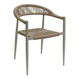 Πολυθρόνα Fagen 289-000018 56x60x78cm Natural-Champagne