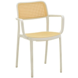 Πολυθρόνα Westley 292-000003 58x47x81cm Natural-White