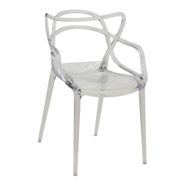 Καρέκλα Ramsei 292-000016 55x53x84cm Clear