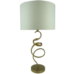 Φωτιστικό Επιτραπέζιο Valou 300-000014 Φ35x65cm Ε27 60W Gold-White Inart