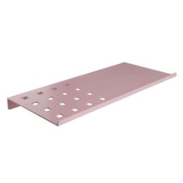 Ράφι Μπάνιου 3015-303 28x15x1cm Matte Pink Pam&Co Ανοξείδωτο Ατσάλι