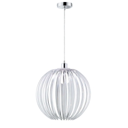 Φωτιστικό Οροφής Zucca 304100100 Ø40x150cm Transparent Trio Lighting Μέταλλο,Ακρυλικό