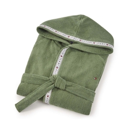 Μπουρνούζι Timeless 2 Eponge 666288 Khaki Tommy Hilfiger