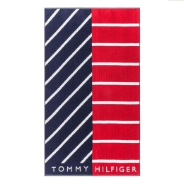 Πετσέτα Θαλάσσης Captain Blue Tommy Hilfiger Θαλάσσης 90x160cm 100% Βαμβάκι