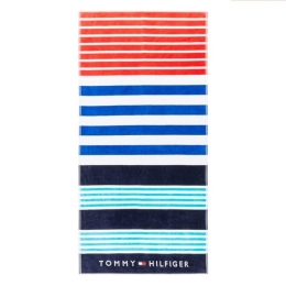 Πετσέτα Θαλάσσης Montauk Fuchsia Tommy Hilfiger Θαλάσσης 90x180cm 100% Βαμβάκι
