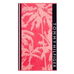 Πετσέτα Θαλάσσης Paradise Pink Tommy Hilfiger Θαλάσσης 90x160cm 100% Βαμβάκι