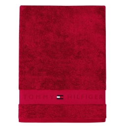 Πετσέτα Legend 221323 Red Tommy Hilfiger Σώματος 100x150cm 100% Βαμβάκι