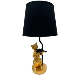 Φωτιστικό Επιτραπέζιο Lembo 306-000014 Φ20x41,5cm E27 60W Black-Gold Inart