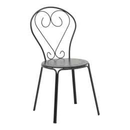 Καρέκλα Chari 308-000007 49x55x90cm Black
