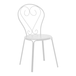 Καρέκλα Chari 308-000008 49x55x90cm White
