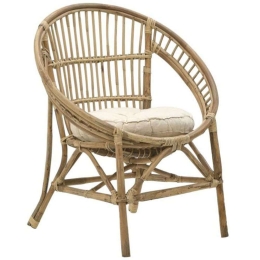 Πολυθρόνα Blore 309-000003 68x48x81cm Natural