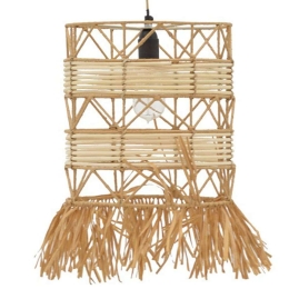 Φωτιστικό Οροφής Crossio 311-000006 Φ30x110cm E27 Natural Inart