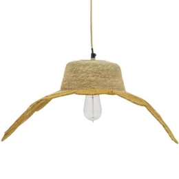 Φωτιστικό Οροφής Jarua 311-000020 Φ65x110cm 1xE27 10W Natural Inart