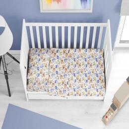 Πάπλωμα Βρεφικό Dinosaur 517 Sky Blue DimCol 120x160cm 100% Βαμβάκι