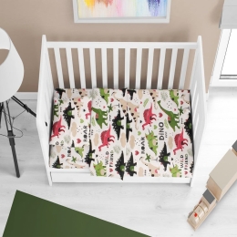 Πάπλωμα Βρεφικό Dinosaur 518 Multi DimCol 120x160cm 100% Βαμβάκι