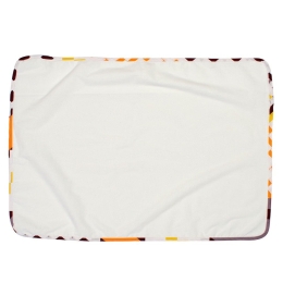 Σελτεδάκι Βρεφικό Αδιάβροχο 117 Orange-Bordo DimCol 50x80cm 100% Βαμβάκι