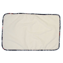 Σελτεδάκι Βρεφικό Αδιάβροχο 154 Λαχούρ White-Navy Blue DimCol 50x80cm 100% Βαμβάκι