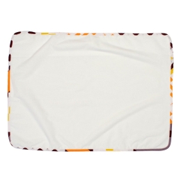 Σελτεδάκι Βρεφικό Αδιάβροχο 117 Orange-Bordo DimCol 67x90cm 100% Βαμβάκι