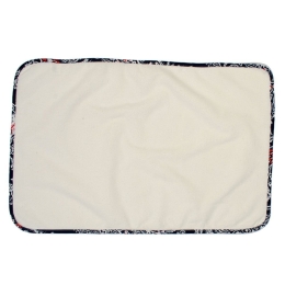 Σελτεδάκι Βρεφικό Αδιάβροχο 154 Λαχούρ White-Navy Blue DimCol 67x90cm 100% Βαμβάκι