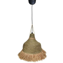 Φωτιστικό Οροφής Boher 313-000026 Φ33x76cm E27 60W Natural Inart