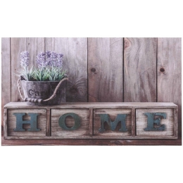 Πατάκι Εισόδου Gallery 002 Home Lavender 45X75cm Beige Sdim 45X75