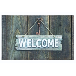 Πατάκι Εισόδου Gallery 009 Welcome Nail 45X75cm Brown Sdim 45X75