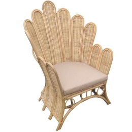 Πολυθρόνα Fragia 314-000004 103x90x120cm Beige-Natural