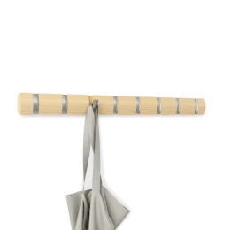 Κρεμάστρα Τοίχου Flip 8 318858-390 81,3x3,2x7,6 Natural Umbra Ξύλο