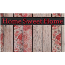 Πατάκι Εισόδου Ecomat 005 Home Sweet Home 45X75cm Red Sdim 45X75