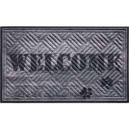 Πατάκι Εισόδου Amaron Welcome Paws 003 45x75cm Grey Sdim 45X75
