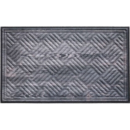 Πατάκι Εισόδου Amaron Wood 004 45x75cm Grey Sdim 45X75