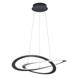 Φωτιστικό Οροφής Led Oakland 321710142 52W 5650Lm 3000K Anthracite Trio Lighting Μέταλλο