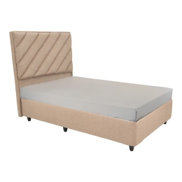 Κρεβάτι Tito (Για Στρώμα 120x200cm) 322-000024 Με Αποθηκευτικό Χώρο 121x211x131cm Light Brown Ημίδιπλο