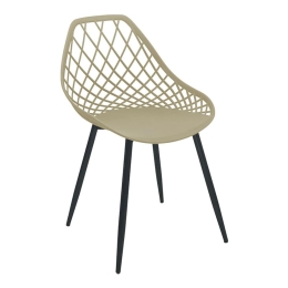 Καρέκλα Suan 326-000019 56x49x82cm Cappuccino-Black